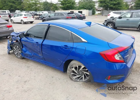 2017 Honda Civic Ex из США, поврежденный, VIN 2HGFC2F7XHH553586